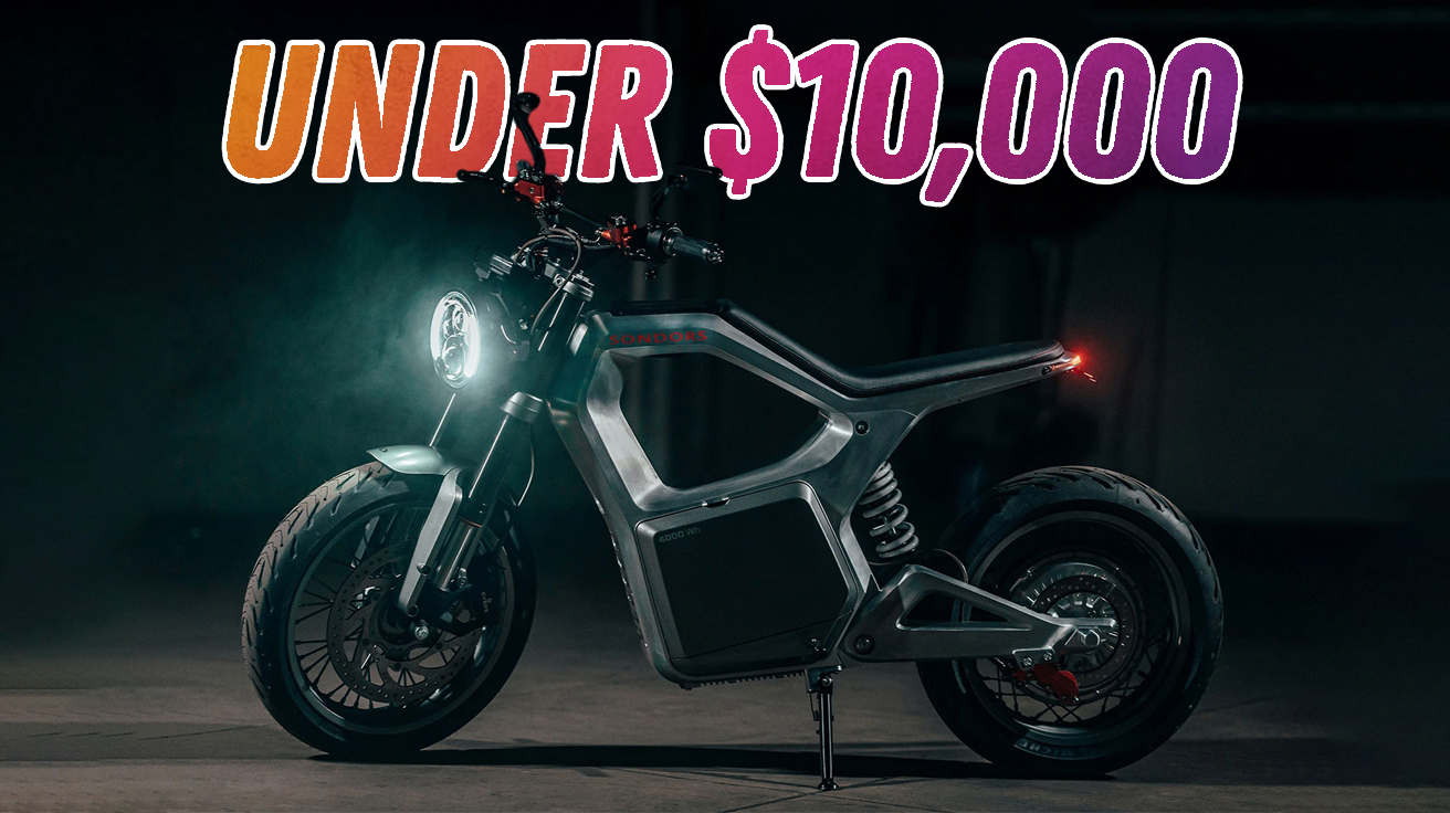 15 Electric Motorcycles Under $10,000 with Impressive Performance