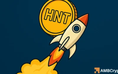 Helium’s 10% rally under threat: Will HNT see a 35% drop next?